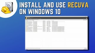 How to Install and Use Recuva on Windows 10 [upl. by Idnib]