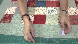 How to Make a Scalloped Edge on a Quilt [upl. by Adnahsat]