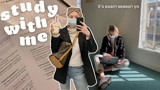 Study with me 📚London Student Exam Season  Vlog [upl. by Nina]