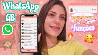 WHATSAPP GB 🔥🤭 NOVA ATUALIZAÇÃO SEM SER BANIDO 😱 [upl. by Suoicul]