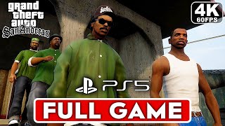 GTA SAN ANDREAS Gameplay Walkthrough FULL GAME 4K 60FPS PS5  No Commentary [upl. by Oirasec294]