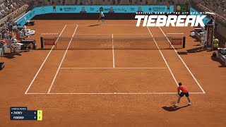 TIEBREAK  Roger Federer Vs Alexander Zverev I Madrid Masters I TIEBREAKER PS5 [upl. by Tom159]