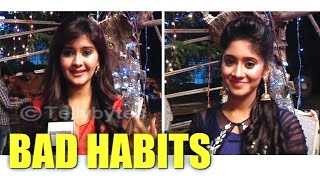 Naira and Gayu aka Shivangi Joshi and Kanchi Singh talks about their BAD HABITS [upl. by Maegan]