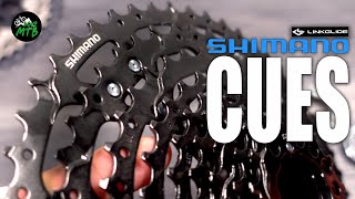 2 of 5  Shimano CUES Cassette New Shimano LINKGLIDE Design  U6000 Cassette 1150T Quick Check [upl. by Hamilton]