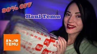 HAUL TEMU ASMR L’UNBOXING PIÙ RILASSANTE [upl. by Atsahc]