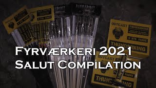 Salut Compilation Raketter amp Thundershots  Fyrværkeri Test 20202021 [upl. by Dru]