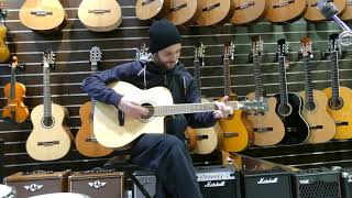 APC  GA100 Cutaway Acoustic Guitar Demo [upl. by Ezeerb]