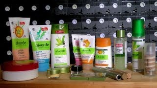 ALVERDE IM TEST Teil 1 Produktreviews zu pflegender und reinigender Kosmetik [upl. by Akimihs397]