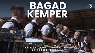 Bagad Kemper Quimper au championnat 2024 des bagadoù de Lorient [upl. by Ahsille421]