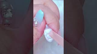 ぷっくりキルティングネイルnails nailart ネイル 네일 指甲 美甲 ネイルサロン 粘土ジェルキルティングネイルダイソーDAISO [upl. by Malley]