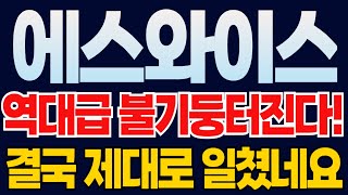 에스와이스틸텍 🔥역대급 불기둥 터질 수 밖에 없는 이유 우크라 백기 들었다 트럼프가 치고 들어갑니다 [upl. by Hebbe]