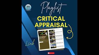 Full Critical Appraisal Training in a Playlist [upl. by Atteniuq]