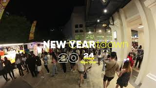 New Year Countdown 2024 in Penang  The Fireworks Display on Straits Quay [upl. by Ayhdnas]