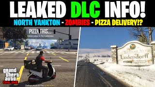 ALL LEAKED UPCOMING GTA ONLINE DLC  6 More Vehicles North Yankton Pizza Delivery Zombies [upl. by Nwotna54]