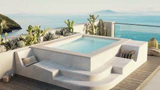 SWIMMING POOL DESIGN  ROOF TOP  JACUZZI [upl. by Cran]