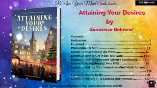 Attaining Your Desires By Genevieve Behrend  ReNew Your Mind Audiobooks [upl. by Rossi]