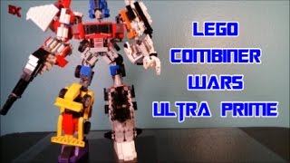 Lego Transformers Combiner Wars Ultra Prime By BX Brix [upl. by Schmitt645]