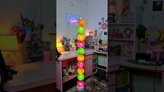 DiY Homemade Ball ⚾️ light lamp 🛋WOW 😱 Emoji craft challenge 💡shorts youtubeshorts trending [upl. by Ueih]