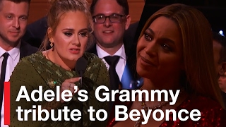 Adeles Grammy Tribute to Beyonce [upl. by Fanestil446]