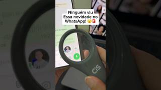 Novidades no WhatsApp que ninguém percebeu ative o efeito de chamadas e transcrição de áudio ✅ [upl. by Feliza]