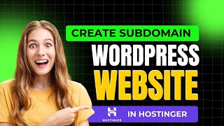 How to Create Subdomain in Hostinger  Hostinger me Subdomain Kaise Banaye [upl. by Ecallaw126]