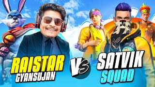 Satvik  Raistar First Time Fight Clash Squad THE END 😡 [upl. by Irrac144]