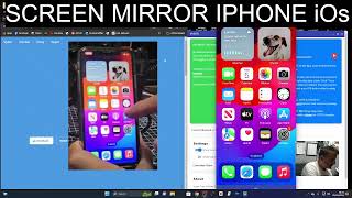 SCREEN MIRROR IPHONE iOs Vysor 2024 [upl. by Gerfen]