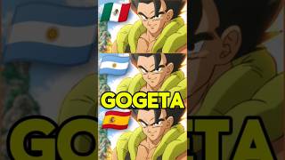 GOGETA Mismo Idioma Diferente Doblaje dragonball gogeta dbdaima [upl. by Gabbi]