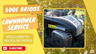 briggsandstratton service lawnmower Briggs And Stratton Lawnmower 500e How To Service [upl. by Astraea]