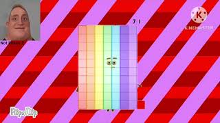 Uncannyblocks Band Dance Different 6180 Slowed To 05 And Replaced To The New S7 Numberblocks [upl. by Genovera]