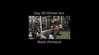 Day 32 of Winter Arcbuildnaturalstaynatural workout motivationbodybuilding backworkout [upl. by Josy]