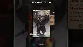 Mahakam Horn clutches against Harmony gwent gwentthewitchercardgame shorts [upl. by Winshell]