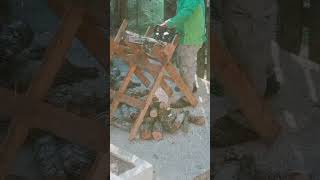 Getting ready for winter ll chainsaw wood sawhorse homesteading [upl. by Oriel]