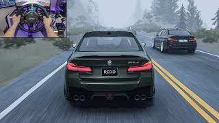 1000HP BMW M5 CS F90 Convoy at LAC  Assetto Corsa  Moza R16  Pimax VR [upl. by Trev]