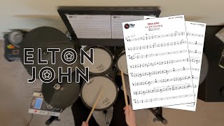 Elton John  Im Still Standing  Transcription Available  Drum Cover by Chef Cook [upl. by Leivad996]