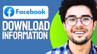 How To Download Your Information On Facebook Step by Step [upl. by Kcirdled]