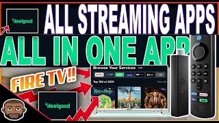 ALL STREAMING APPS ALL IN ONE LOCATION  REELGOOD [upl. by Aniwde]