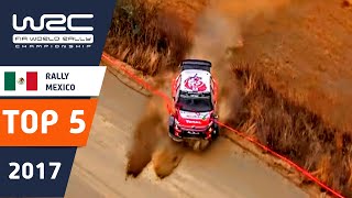 WRC Rally Mexico 2017  Top 5 Highlights [upl. by Amme63]