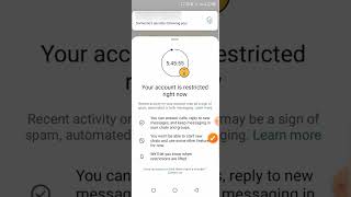 Your account is restricted right now  Whatsapp restricted account kia hota ha [upl. by Fridell]