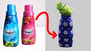 easy bottle painting  painting  bottle decoration idea [upl. by Marius]