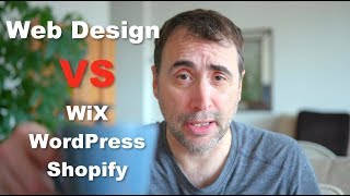 Web Design vs Wix vs Wordpress vs Shopify [upl. by Milak]