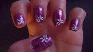 Video tutorial 5 Nail Art unghie Come fare un fiocchetto con lo smalto semplice e decorativowmv [upl. by Reisinger842]