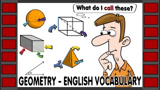 Geometry  English Vocabulary  Math  Maths amp Geometry Vocabulary  Maths Part 2 [upl. by Rebeka]