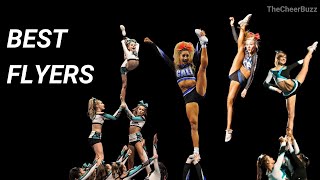 Top 15 Best Flyers in Allstar Cheerleading Voted by the Public [upl. by Enaej]