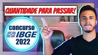 Ponto de Corte do Concurso IBGE 2022  Quantidade de acertos para ser Aprovado no Concurso IBGE [upl. by Asela566]