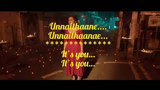 Unnaithaane santhipaene song with English translation Maara song lyrics with English translation [upl. by White]