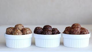 Energy Date Balls – 3 Easy Ways [upl. by Aneem]