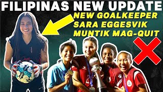 New Filipinas Goalkeeper NaInvite Sara Eggesvik muntik ng magquit Jaclyn Sawicki may bagong team [upl. by Renrut]