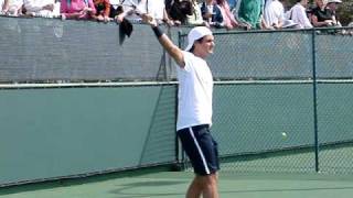 Federer practice [upl. by Rockefeller]