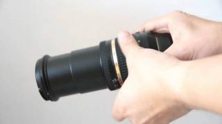 TAMRON 18 270 DSLR Lens Review Zoom Lock [upl. by Ramsay]